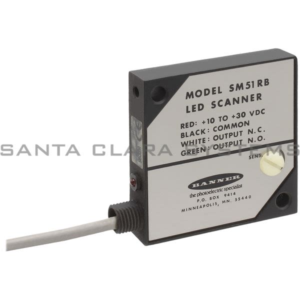 Banner SM51RB-18586 Sensor | Receiver SM512 Series Product Image