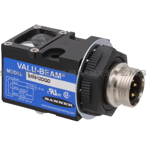 Banner SM912DQD-25361 Diffuse Sensor | VALU-BEAM Product Image