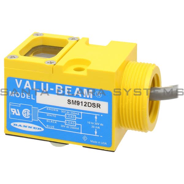 Banner SM912DSR-25290 Photoelectric Sensor Product Image