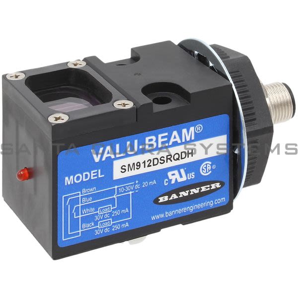 Banner SM912DSRQDH-30074 Photoelectric Sensor  | VALU-BEAM Product Image