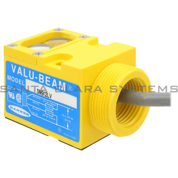 Banner SM912LV-25171 Retroreflective Sensor | VALU-BEAM Product Image