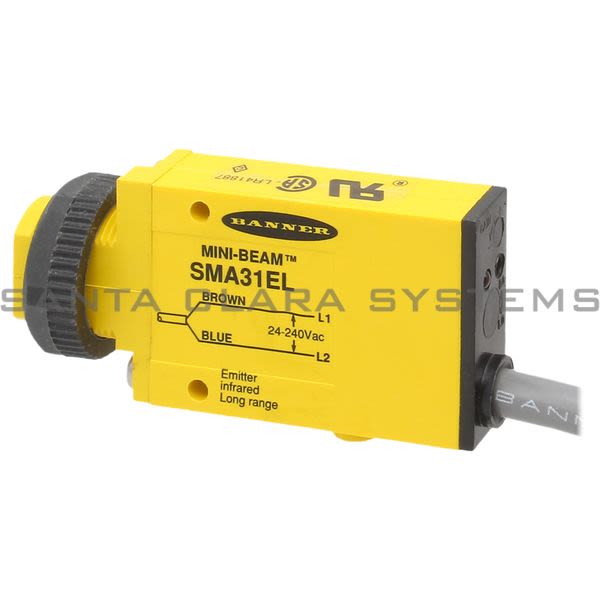 Banner SMA31EL-26059 Opposed Sensor | Emitter | MINI-BEAM Product Image
