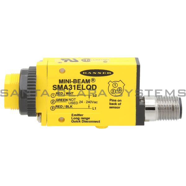 Banner SMA31ELQD-26992 Opposed Sensor | Emitter | MINI-BEAM Product Image