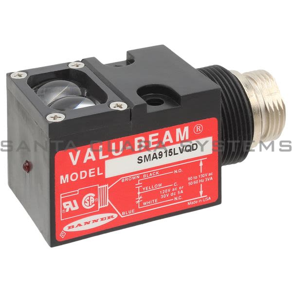 Banner SMA915LVQD-25880 Retroreflective Sensor | VALU-BEAM Product Image