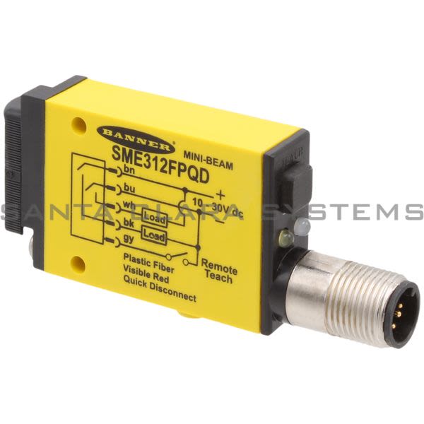Banner SME312FPQD-53732 Plastic Fiber Optic | MINI-BEAM Product Image