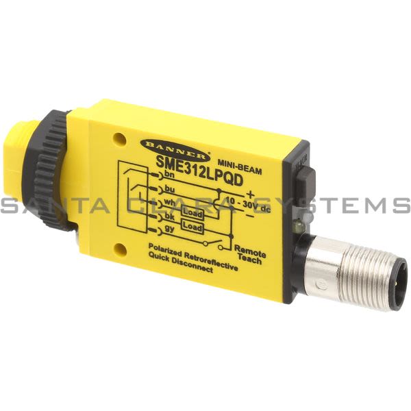 Banner SME312LPQD-53717 Retroreflective Sensor Product Image