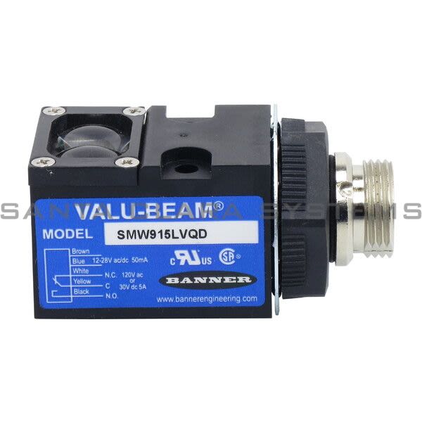 Banner SMW915LVQD-26171  Quick-Disconnnet Sensor Product Image