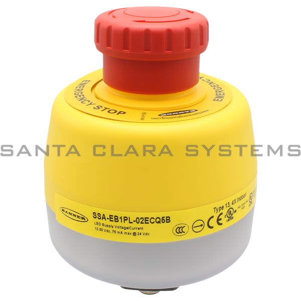 Banner SSA-EB1PL-02ECQ5B-26261 Emergency Stop Push Button Product Image