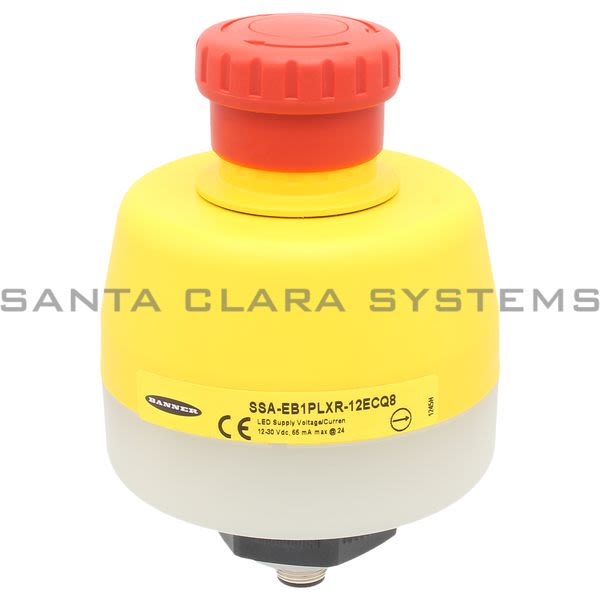 Banner SSA-EB1PLXR-12ECQ8-25305 Emergency Stop Push Button Product Image