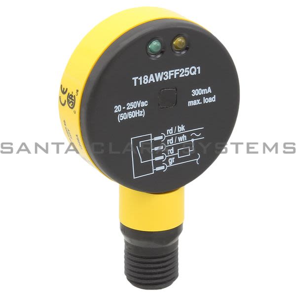 Banner T18AW3FF25Q1-58393 Photoelectric Sensor | EZ-BEAM Product Image