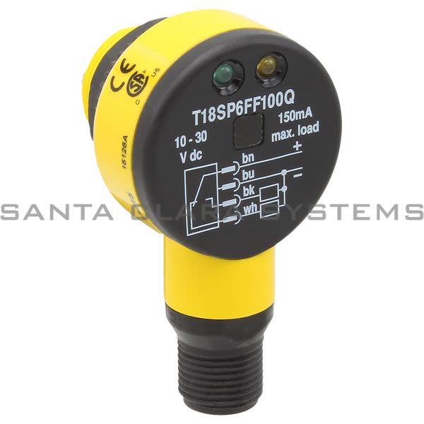 T18SP6FF100Q33415 FixedField Sensor EZBEAM Banner In Stock Santa Clara Systems