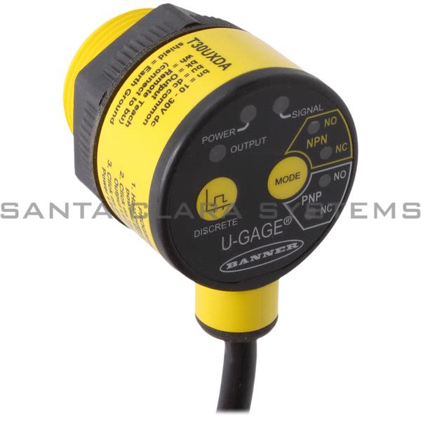 Banner T30UXDAW-30-79994 Ultrasonic Sensor | T30UX Series Product Image