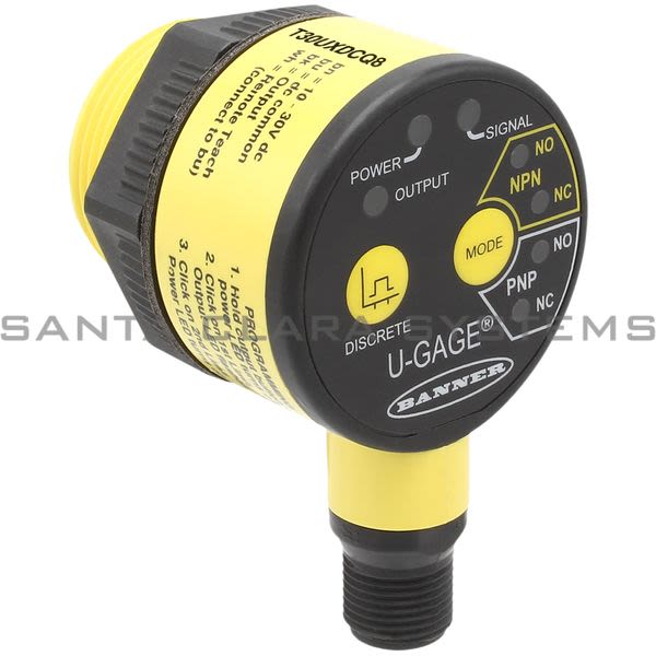 Banner T30UXDCQ8-80460 Ultrasonic Sensor | T30UX Series Product Image
