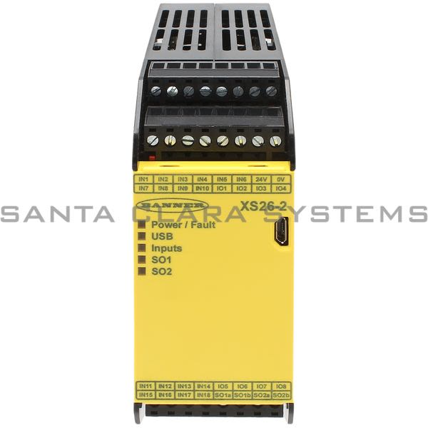 Banner XS26-2-85061 Safety Controller | XS26 Series Product Image