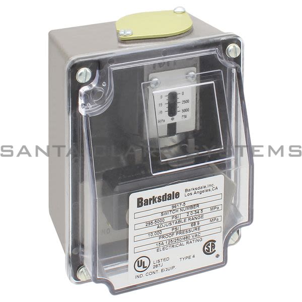 Barksdale 9617-5 Mechanical Pressure Switch Product Image