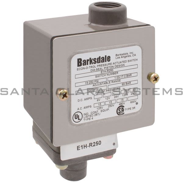 Barksdale E1H-R250 Pressure Switch Product Image