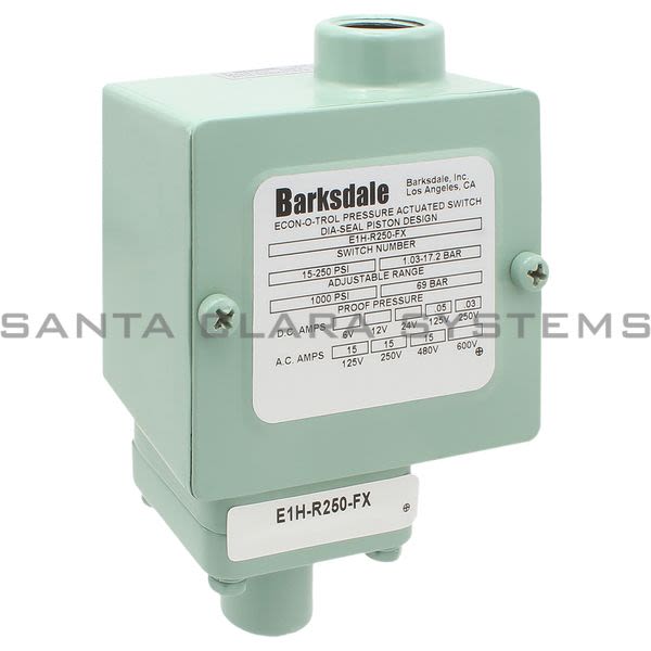 Barksdale E1H-R250-FX Pressure Switch Product Image