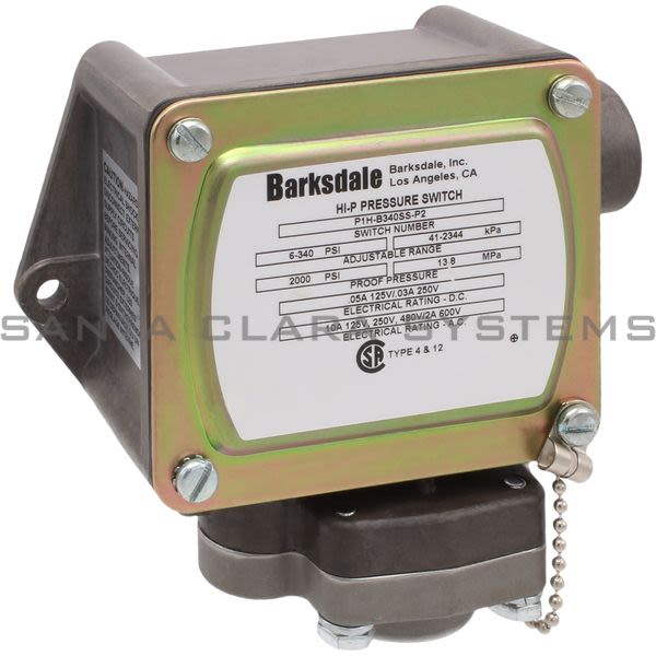 Barksdale P1H-B340SS-P2 High Pressure Switch Product Image