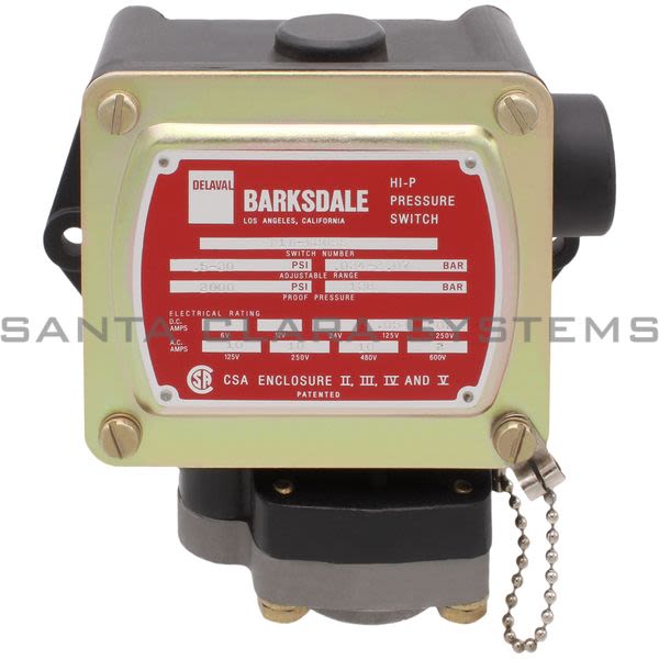 Barksdale P1H-K30SS Pressure Switch Product Image