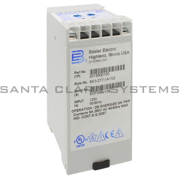 Basler Electric BE3-27T-1A1N2 Undervoltage Relay Product Image