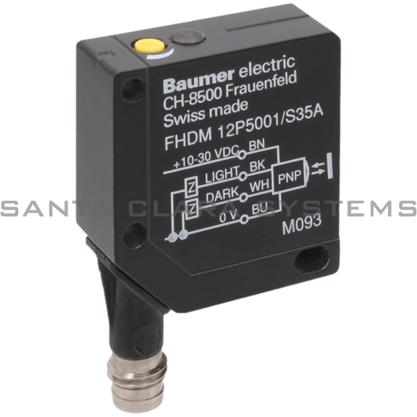 Baumer Electric FHDM 12P5001/S35A  PhotoElectric Sensor Product Image