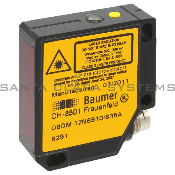 Baumer Electric OBDM12N6910-S35A Laser Sensor Product Image