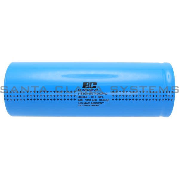 BC A21509-532-02 Capacitor 6000Uf 400VDC/ 450 Surge | Philips Product Image