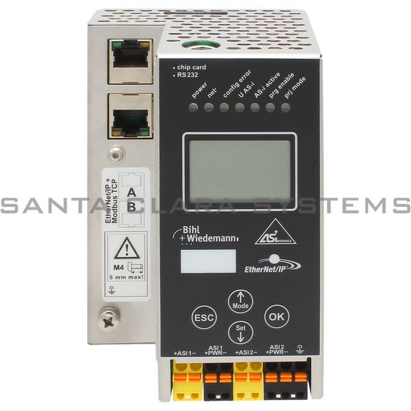 Bihl Wiedemann BWU2380 ASi 3.0 Ethernet/IP + Modbus TCP Product Image