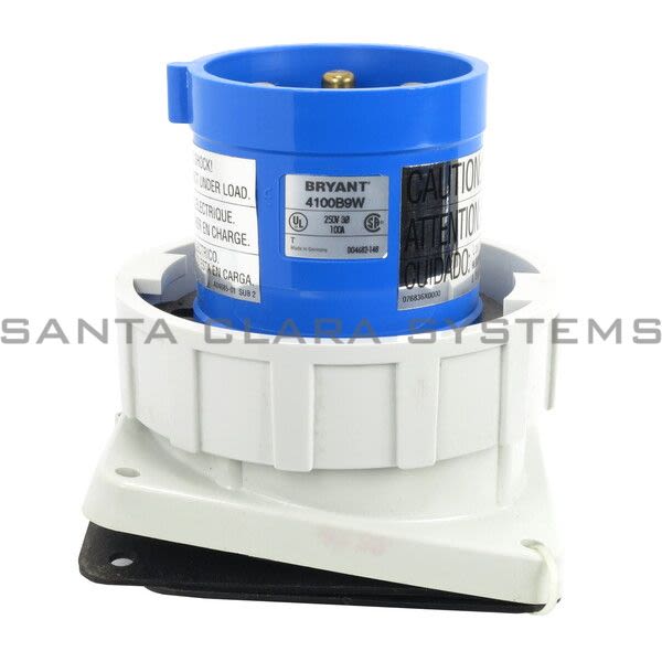 Bryant 4100B9W Pin and Sleeve Inlet Connector | Hubbell Product Image