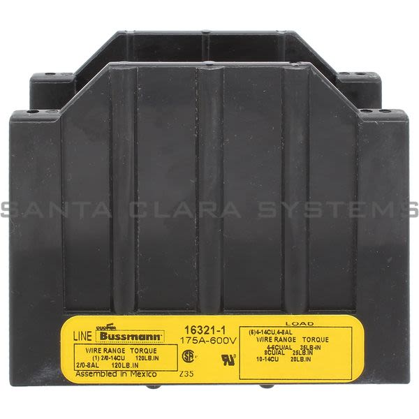 Bussmann 16321-1 Terminal Block Product Image