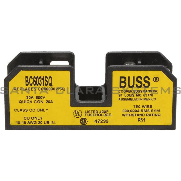 Bussmann BC6031SQ Tron Fuseblock (10 Per Box) Product Image