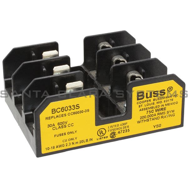 Bussmann BC6033S Fuse Holder Product Image
