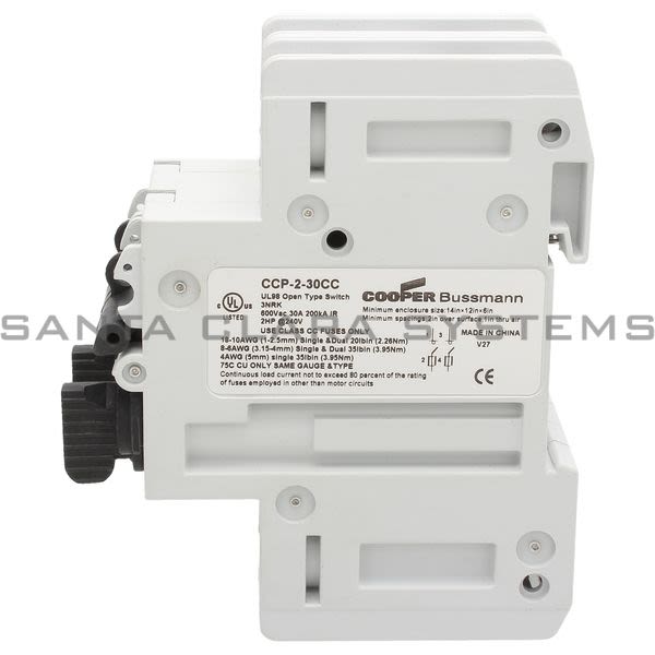 CCP230CC Bussmann Compact Circuit Protector Santa Clara Systems