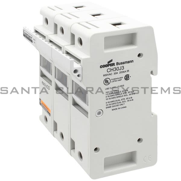 Bussmann CH30J3 Fuse Holder 3 Pole Product Image