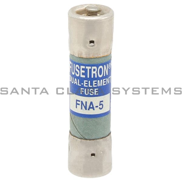 Bussmann FNA-5  125V Fusetron Dual Element Product Image