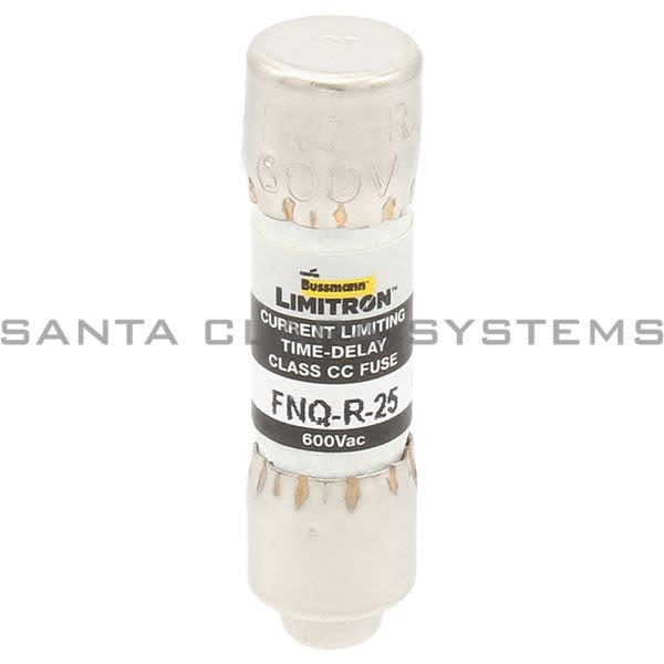 Bussmann FNQ-R-25 600V Midget Td Fuse Product Image