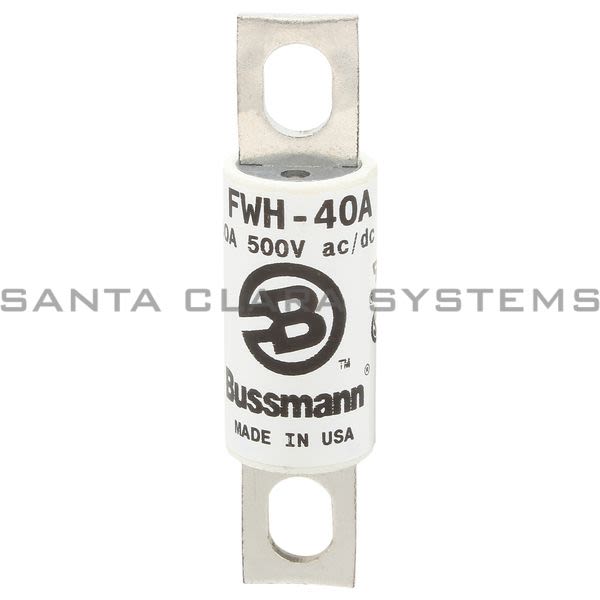 Bussmann FWH-40A 40A 500V AC/DC Semiconductor Fuse Product Image