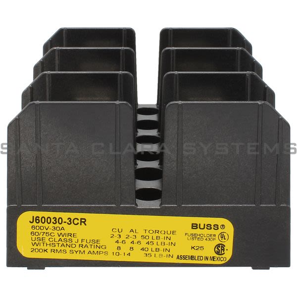 Bussmann J60030-3CR Fuse Block | Buss Product Image