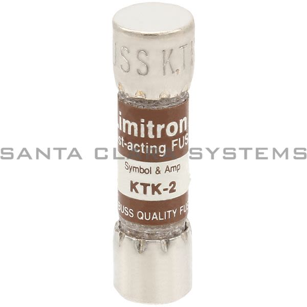 Bussmann KTK-2 600V Midget Fuse | 2 A | Limitron Product Image