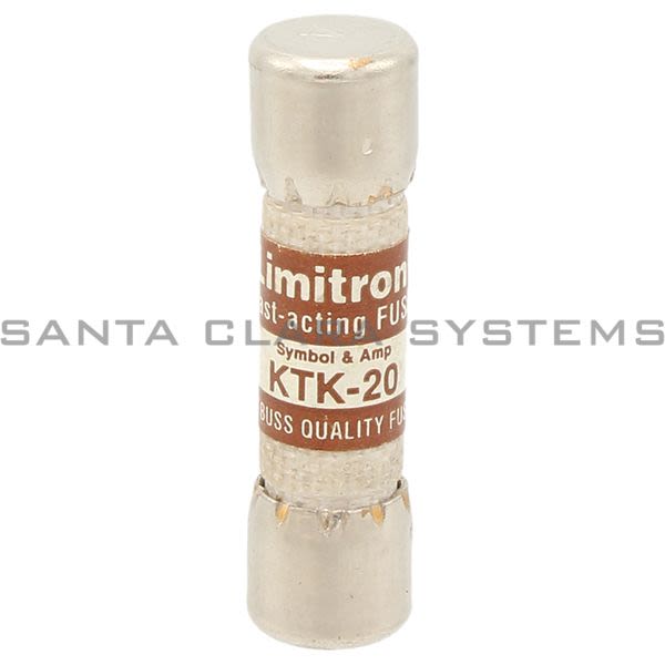 Bussmann KTK-20 600V Midget Fuse | 20 A | Limitron Product Image