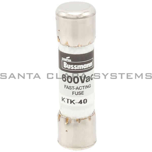 Bussmann KTK-40 600V Midget Fuse | 40 A | Limitron Product Image