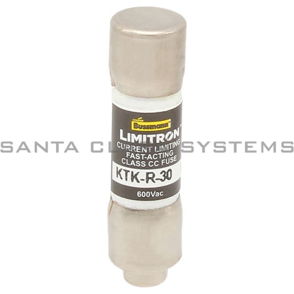 Bussmann KTK-R-30 600V Midget Fuse | 30 A Product Image