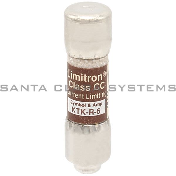 Bussmann KTK-R-6  600V Midget Fuse | 6 A Product Image