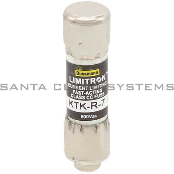 Bussmann KTK-R-7 600V Midget Fuse | 7 A Product Image
