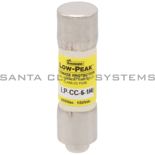 Bussmann LP-CC-6-1-4 Low-Peak CC Td Fuse Product Image