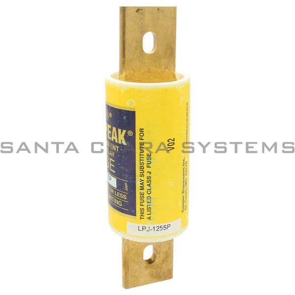 Bussmann LPJ-125SP Fuse Low Peak Class J T/D Product Image