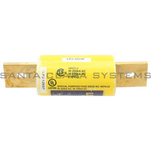 Bussmann LPJ-125SP Fuse Low Peak Class J T/D Product Image