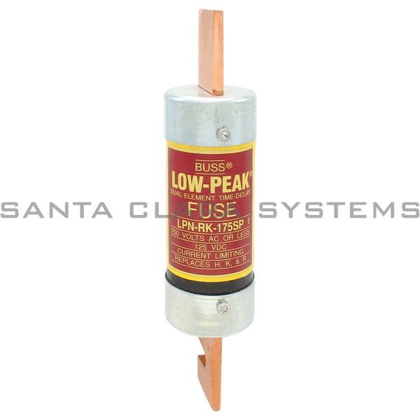 Bussmann LPN-RK-175SP Fuse Low Peak Dual Element Product Image