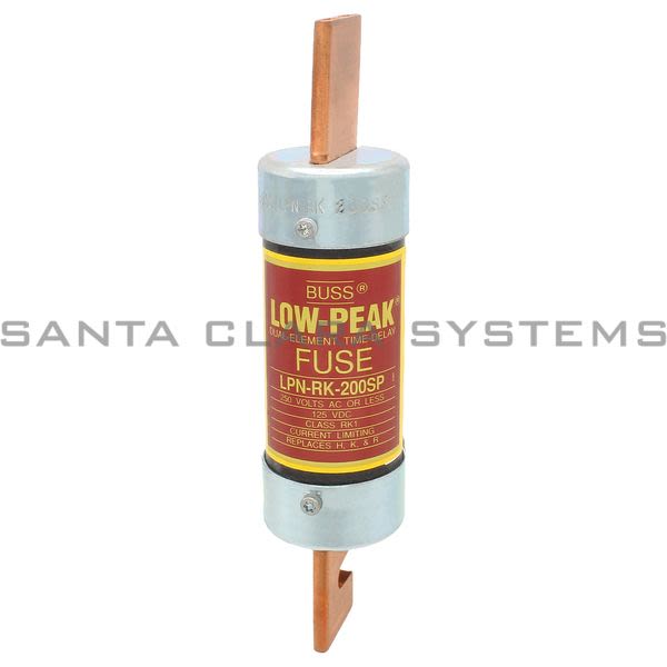 Bussmann LPN-RK-200SP Fuse 250VAC 125VDC Product Image