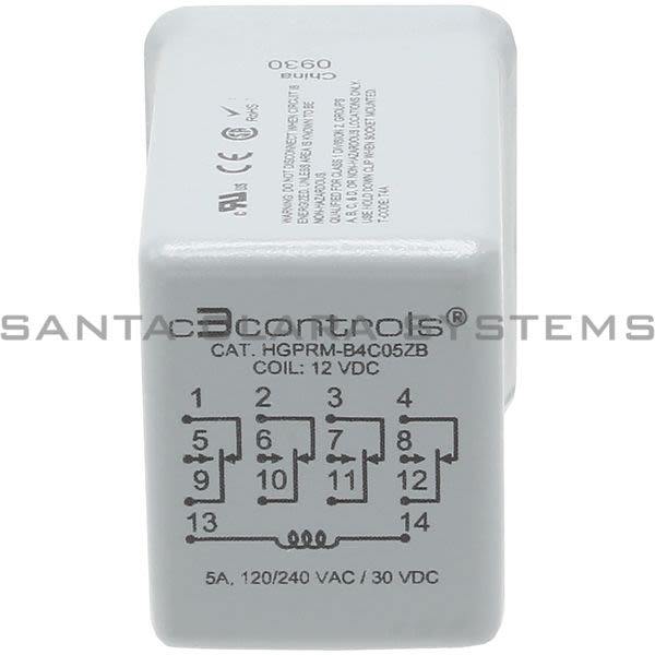 C3 Controls HGPRM-B4C05ZB Relay Product Image